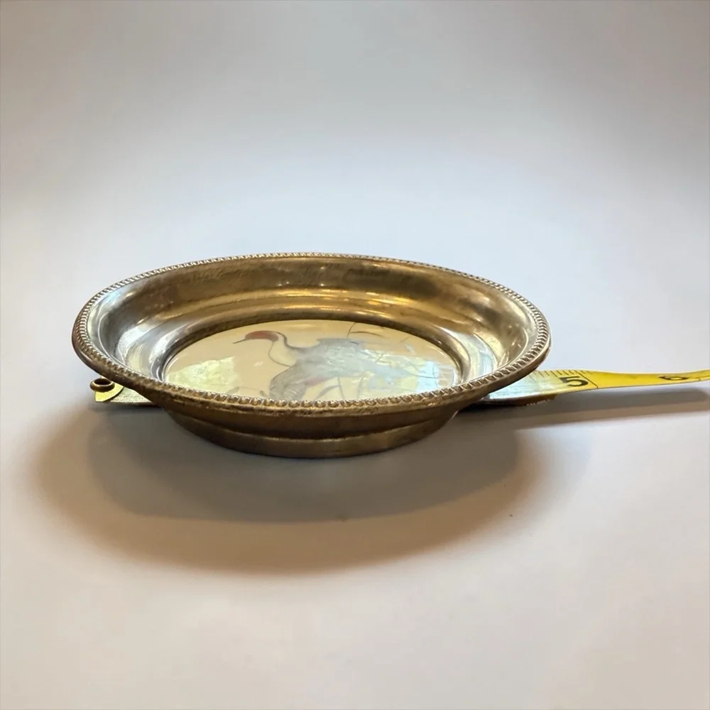 Vintage Frank M Whiting Sterling Silver Delano Studios Duck Coaster